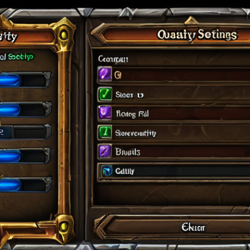 Home 4 **
A close-up of a hand adjusting mouse sensitivity settings within the Warcraft 3 in-game options menu. Focus on the slider or numerical input field related to sensitivity. The overall scene should convey a sense of precision and control for better gameplay.
**