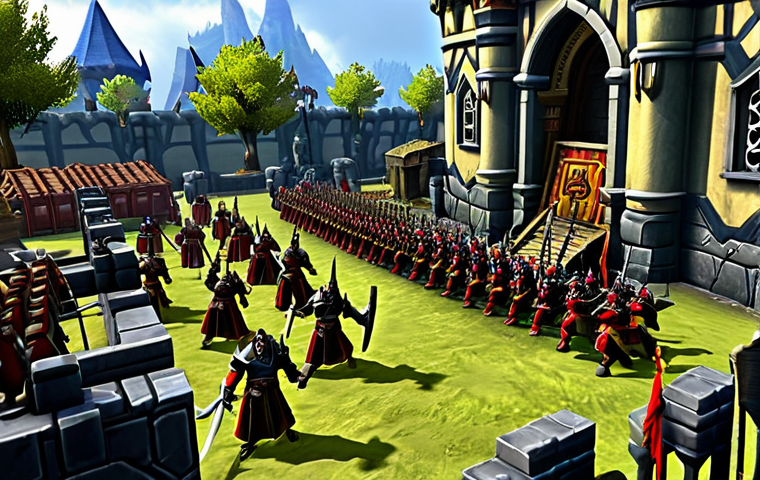 워크래프트3 자주 쓰이는 전략 카드 - Early Expansion**

"A bustling Warcraft 3 base at dawn, workers (peons/peasants/acolytes) actively m...