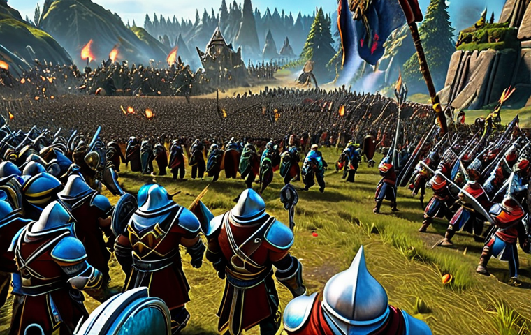 워크래프트3 대규모 전투 승리 전략 - **Image Prompt 2: Resource Management & Map Control with an Expansion**
    An expansive, slightly e...