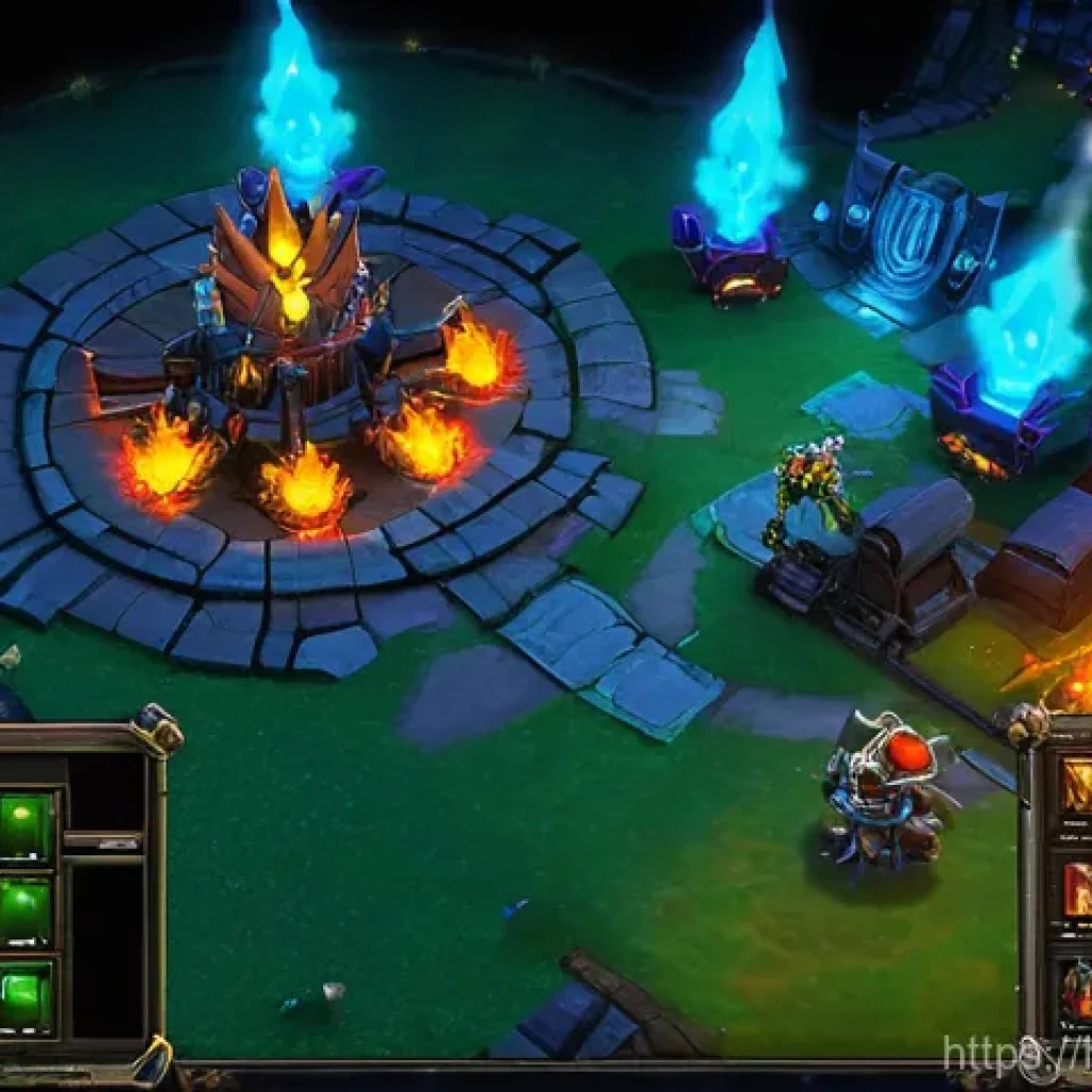 워크래프트3 커스텀 게임 추천 - **Prompt 1: The Strategists' Huddle**
    "A group of four diverse teenagers and young adults (two m...