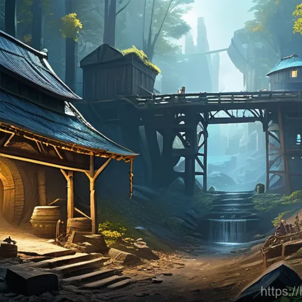 워크래프트3 업그레이드 우선순위 - **Early Game Foundations: Archmage and Human Workers**
    A wide shot of a serene, fantastical fore...