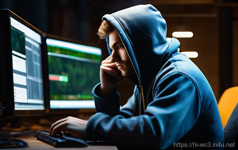 워크래프트3 경기 리플레이 보는 법 - **Prompt: Reflecting on Mistakes**
    "A young adult gamer, fully clothed in a comfortable hoodie a...