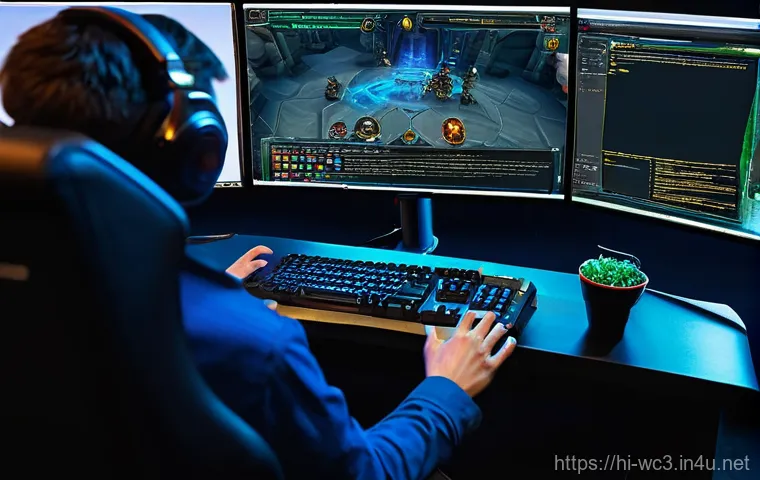 워크래프트3 경기 리플레이 보는 법 - **Prompt: Reflecting on Mistakes**
    "A young adult gamer, fully clothed in a comfortable hoodie a...