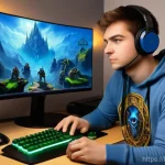 워크래프트3 모드 설치 가이드 - **Prompt 1: The Diligent Gamer's Preparation**
    "A highly detailed, realistic illustration of a y...