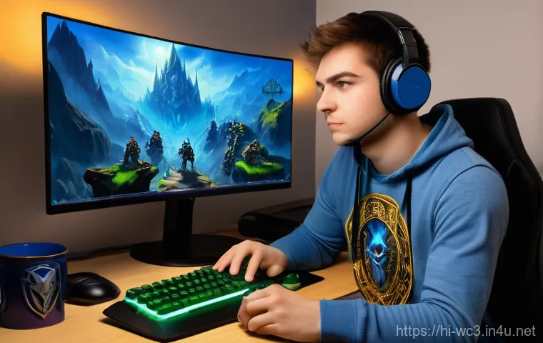 워크래프트3 모드 설치 가이드 - **Prompt 1: The Diligent Gamer's Preparation**
    "A highly detailed, realistic illustration of a y...